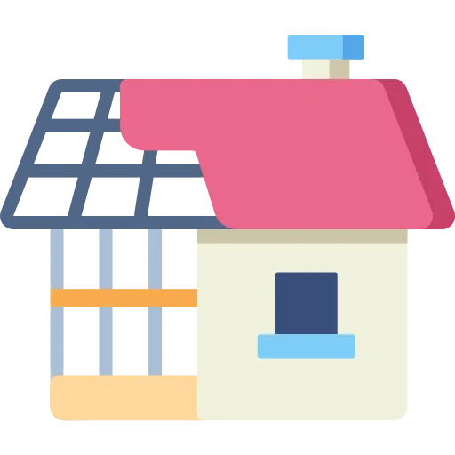 Icono de construcción de galpones